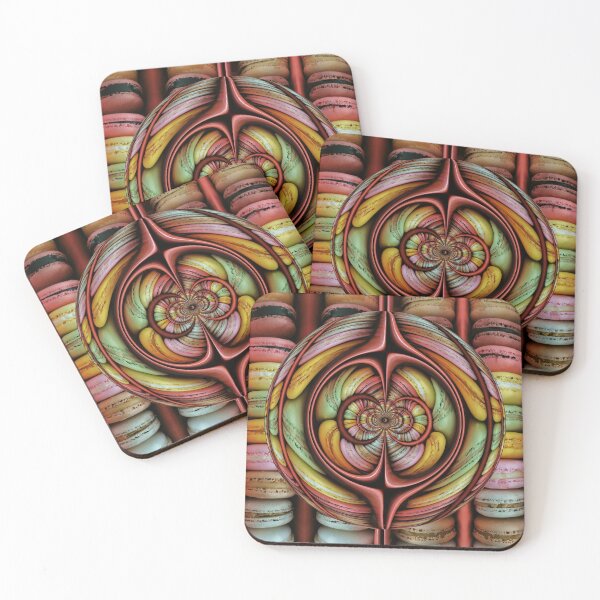 Item preview, circular glass design inspired by an arrangement of colourful macaroons designed and sold by mister-john.