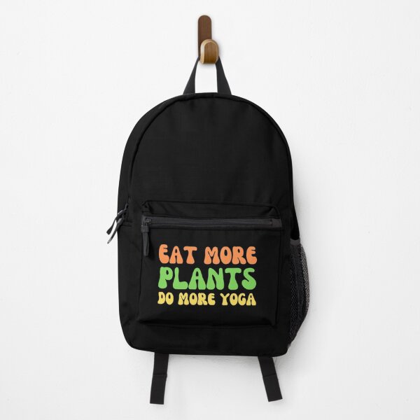 Item preview, eat more plants do more yoga designed and sold by Eriksonshop.