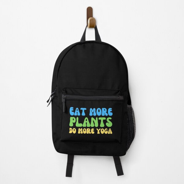 Item preview, eat more plants do more yoga designed and sold by Eriksonshop.