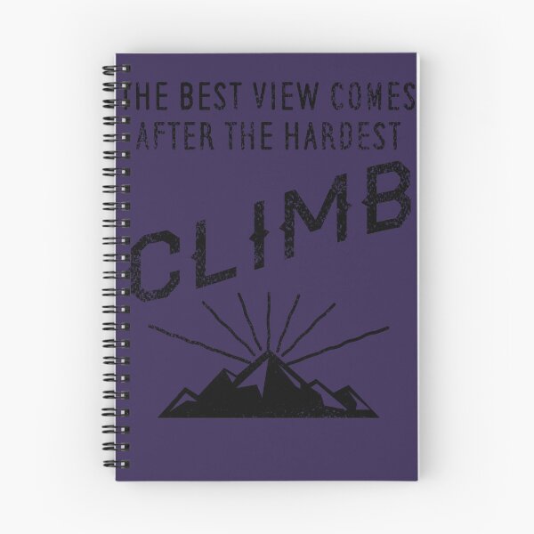 Item preview, The Hardest Climb designed and sold by Teal Heidenreiter.
