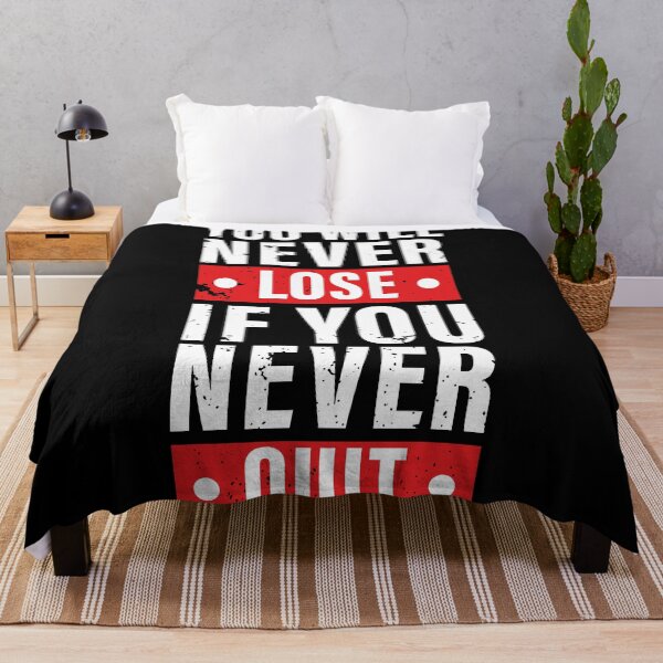 Item preview, You Will Never Lose If You Never Quit. Hard work, Inspiration, Motivation, Work, Luck, Moving on.,  designed and sold by Salmaniix.