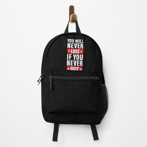 Item preview, You Will Never Lose If You Never Quit. Hard work, Inspiration, Motivation, Work, Luck, Moving on.,  designed and sold by Salmaniix.