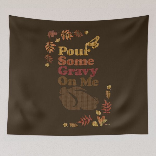 Item preview, Pour Some Gravy On Me - Funny Ugly Holiday Sweater - Happy Thanksgiving designed and sold by DesignByLeo.