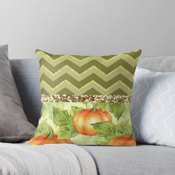 Item preview, Pumpkin Patch With Glitter (Zigzag 1) designed and sold by SimplyMe-Plus.
