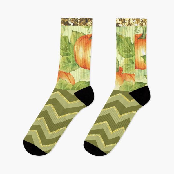 Item preview, Pumpkin Patch With Glitter (Zigzag 1) designed and sold by SimplyMe-Plus.