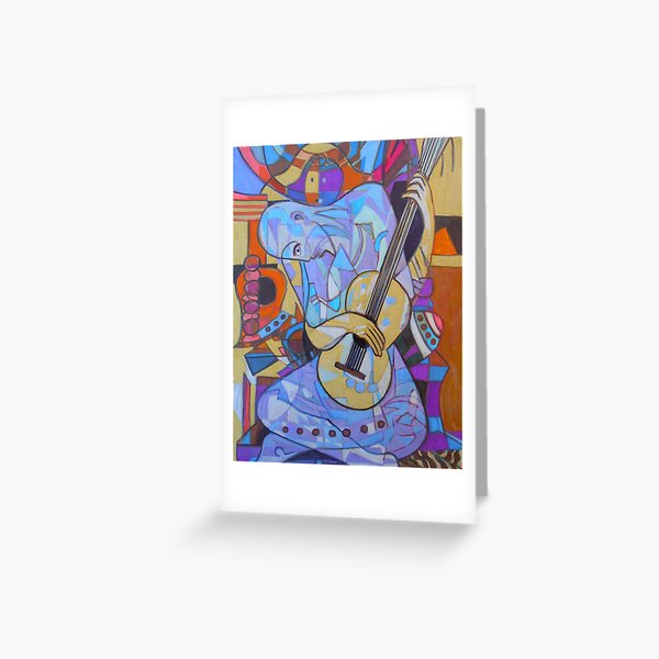 Guitar: Six Strings Greeting Card