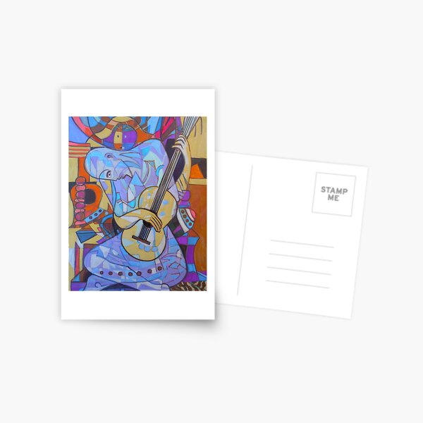 Guitar: Six Strings Postcard
