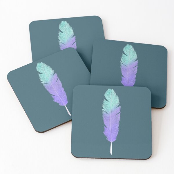 Item preview, Light as a Feather Turquoise and Lavender designed and sold by Anakathrin.