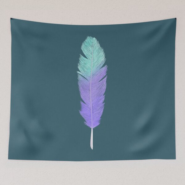 Item preview, Light as a Feather Turquoise and Lavender designed and sold by Anakathrin.