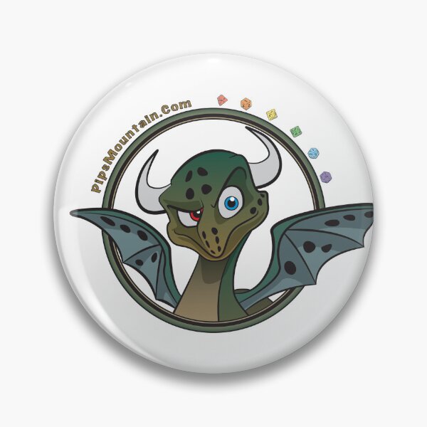 Item preview, Pips, the Polka Dotted Dragon (Head) designed and sold by BoxMountain.