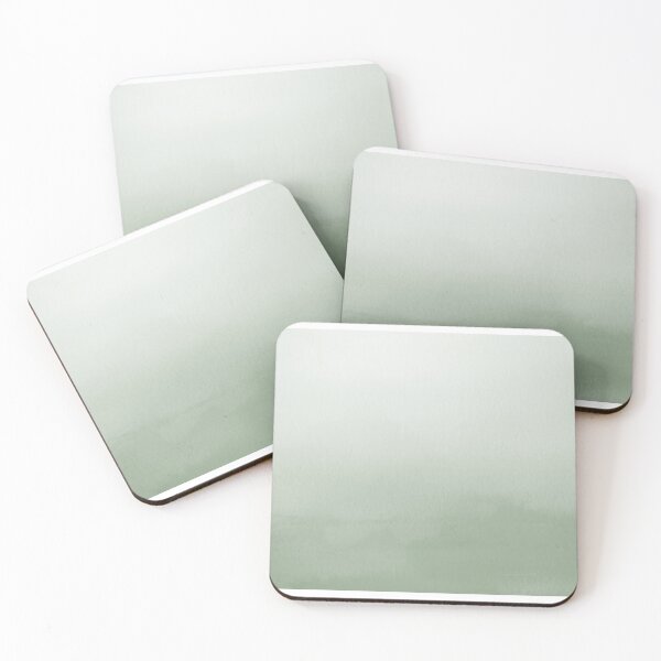 Item preview, Pastel Green Watercolor Ombre Gradient Blend Pairs Valspar 2023 COTY Green Trellis 5006-3C designed and sold by ColorOfTheYears.