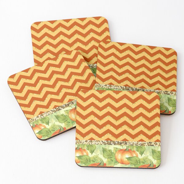 Item preview, Pumpkin Patch With Glitter (Zigzag 2) designed and sold by SimplyMe-Plus.