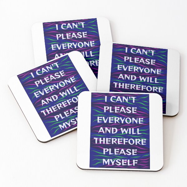 Item preview, Radical Feminist Humanist Quote - I Can't Please Everyone And Will Therefor Please Myself designed and sold by LethalPixieDust.