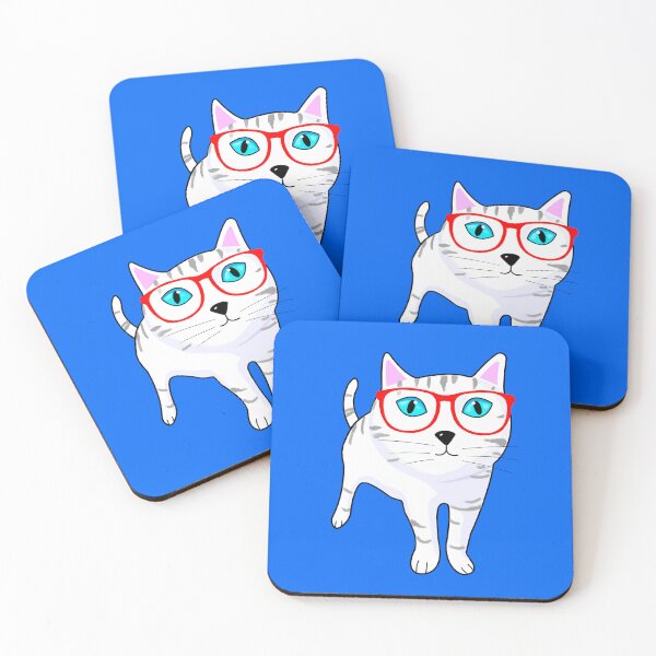 Item preview, Copy of funny cat face with funky glasses designed and sold by fernandobos.