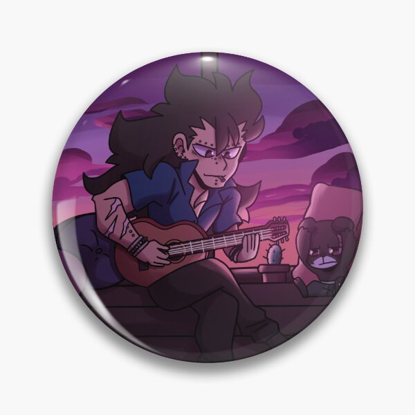 Item preview, Gajeel playing guitar designed and sold by Dragnoodles.