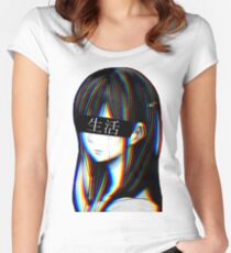 Is this Art Sad Japanese Aesthetic (JAPANESE VERSION) Women's Fitted Scoop T-Shirt