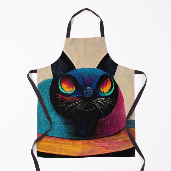 Item preview, Cat in the hat surreal paiting designed and sold by AmazinfArt.