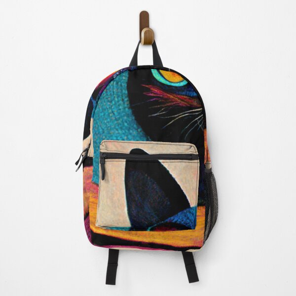 Item preview, Cat in the hat surreal paiting designed and sold by AmazinfArt.