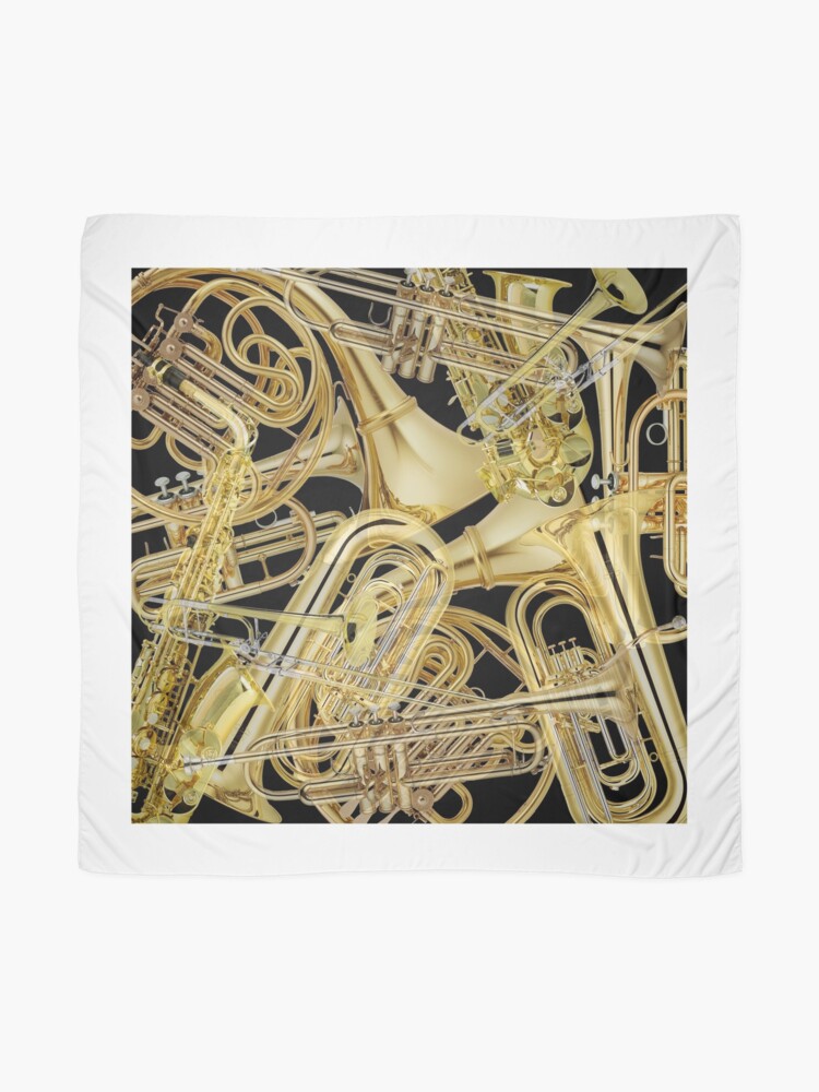 Alternate view of Brass Instruments Scarf