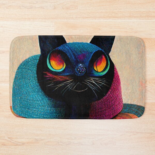 Item preview, Cat in the hat surreal paiting designed and sold by AmazinfArt.