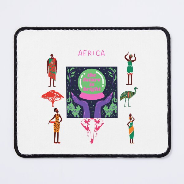 Item preview, Africa Mouse Pad designed and sold by MICKSPIKS.