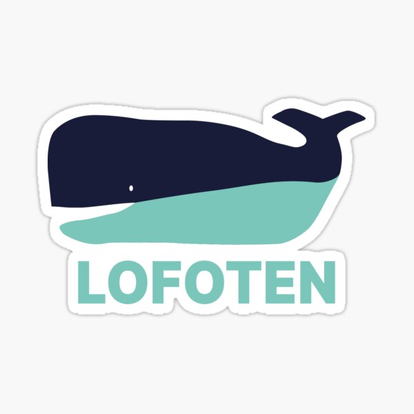 Vista previa del artículo con la obra «Ballena Torquise - Lofoten», diseñado y vendido por TheLofotenStore.
