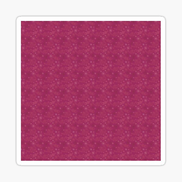 Strawberry Flowers mingled with strawberries for a sweet retro pattern Sticker