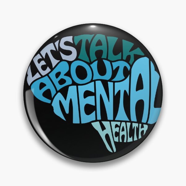 Item preview, Lets talk about mental health brain designed and sold by chooseorcreate1.