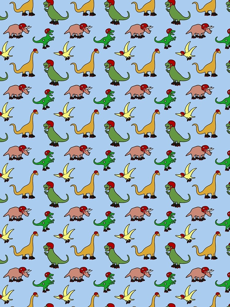 Roller Derby Dinosaurs Pattern by jezkemp