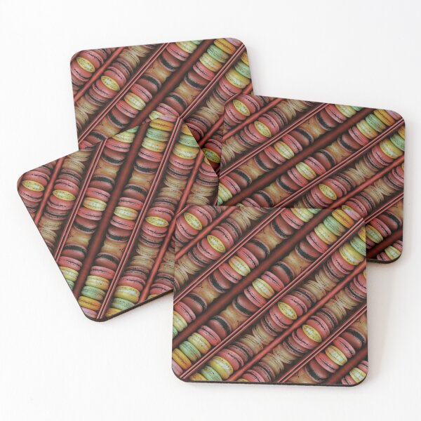 Item preview, diagonal design inspired by an arrangement of colourful macaroons designed and sold by mister-john.