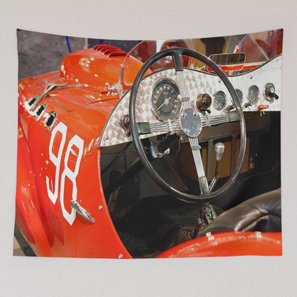 Artikelvorschau, Cockpit 1950 Allard J2 entworfen und verkauft von John Schneider.