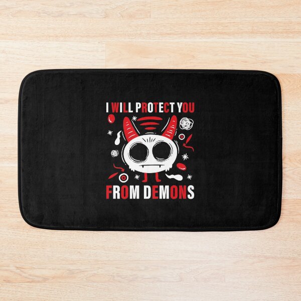 Item preview, I Will Protect You From Demons. Evil, Monsters, Bad, Mom's protection, Dad's protection, Son, Religious, Red, Creepy. designed and sold by Salmaniix.