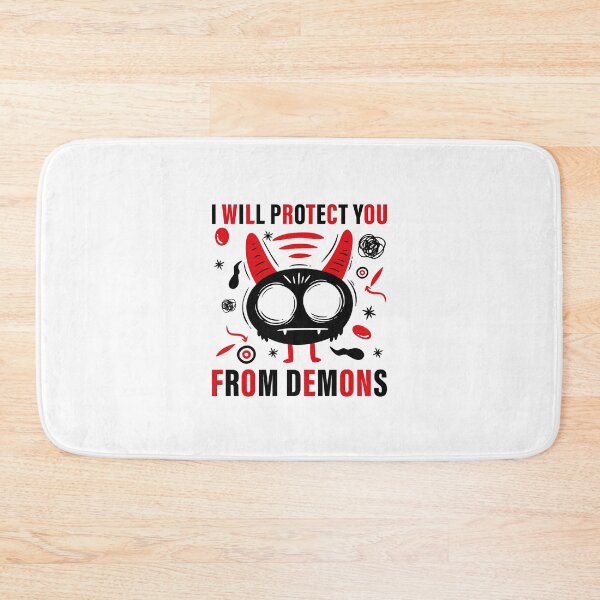 Item preview, I Will Protect You From Demons. Evil, Monsters, Bad, Mom's protection, Dad's protection, Son, Religious, Red, Creepy. designed and sold by Salmaniix.