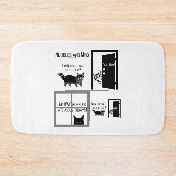 Item preview, Nubbles and Minx, Come Out to Play designed and sold by SnarkyTeesMugs.