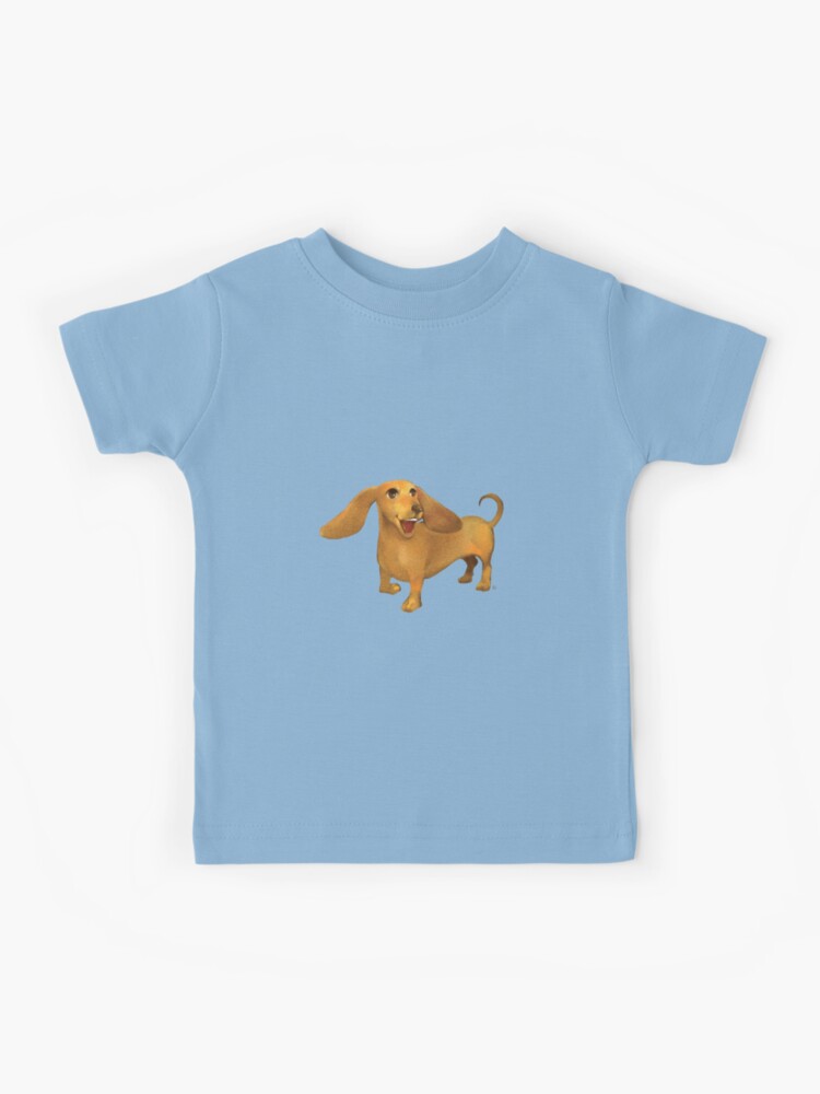 Thumbnail 1 of 2, Kids T-Shirt, Jasper The Sled Dog Dachshund designed and sold by MintedProse.
