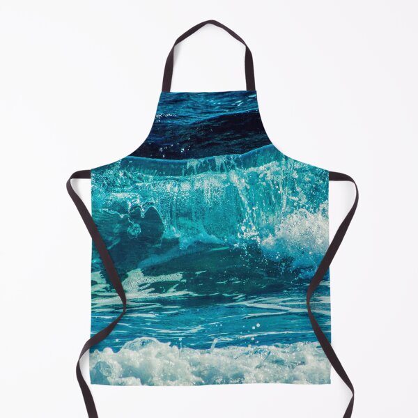 Item preview, Blue Turquoise Ocean Summer Beach Foamy Waves with Beige Sand designed and sold by MyArt23.