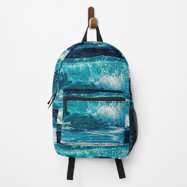 Item preview, Blue Turquoise Ocean Summer Beach Foamy Waves with Beige Sand designed and sold by MyArt23.