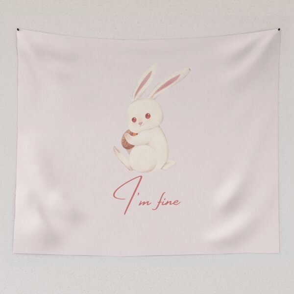 Item preview, Cute Rabbit,Im Fine designed and sold by FunStrawberry.
