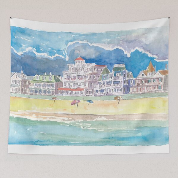 Item preview, Cape May New Jersey Typical Beach Scene designed and sold by artshop77.