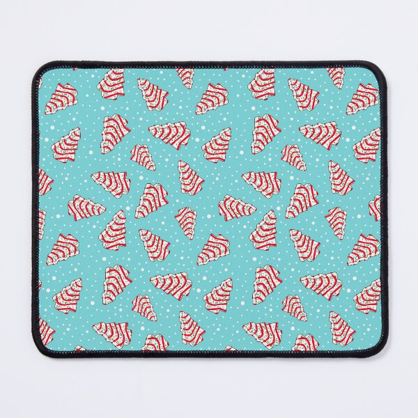 Item preview, Christmas Tree Cakes on Blue designed and sold by KrisInStitches.