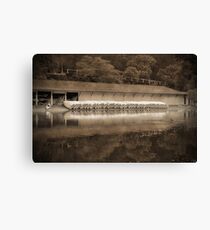 The Audley Boatshed Canvas Print
