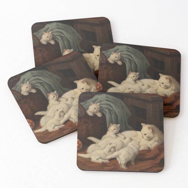 Item preview, Cat And Kittens (20th century) - Arthur Heyer designed and sold by SALON DES ARTS.