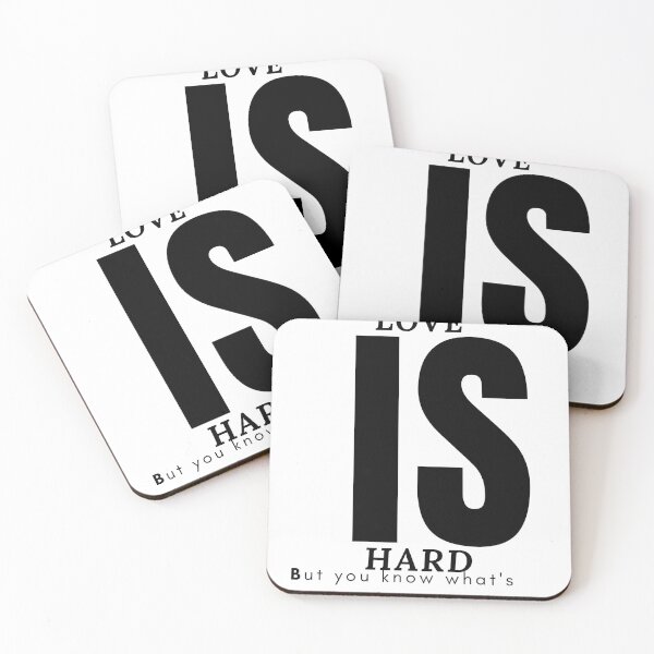 Item preview, Love is HARD designed and sold by MYMIRRORS.