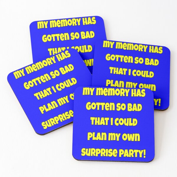 Item preview, Sarcastic Senior Citizen Humor My Memory Has Gotten So Bad designed and sold by fantasticdesign.