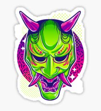 Neon Noh - Hannya Sticker