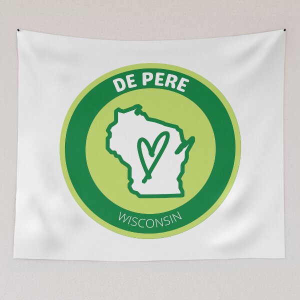 Item preview, DE PERE WISCONSIN - GREEN LOVE designed and sold by jrno11.