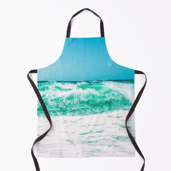 Artikelvorschau, Blau Türkis Ozean Sommer Strand Schaumigen Wellen entworfen und verkauft von MyArt23.