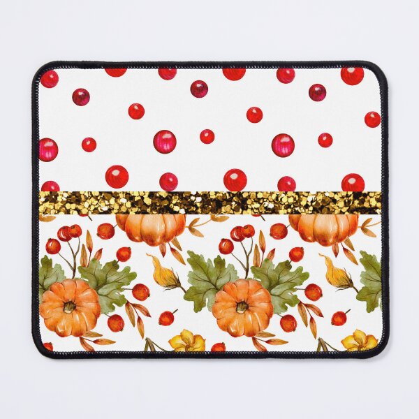 Item preview, Pumpkin And Berries With Glitter (Berry Pattern) designed and sold by SimplyMe-Plus.