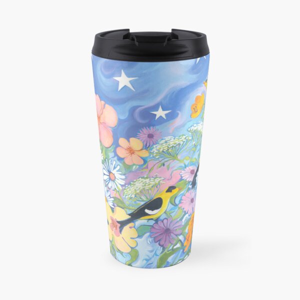 Twilight spring meadow Travel Coffee Mug