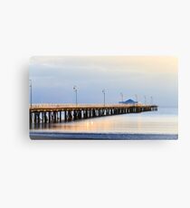Pier at Morning Light Canvas Print